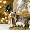 Glitzhome® Lighted Musical Snowflakes Nativity Scene Waterglobe